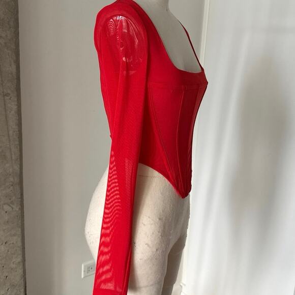 Miaou Red Maude Corset XS - Picture 2 of 6